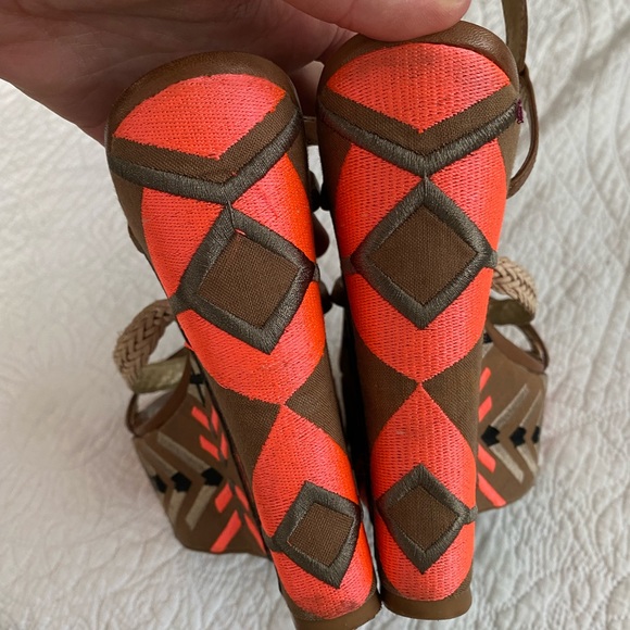 Circus by Sam Edelman women platforms, high sandals. Brown and orange - Picture 3 of 5